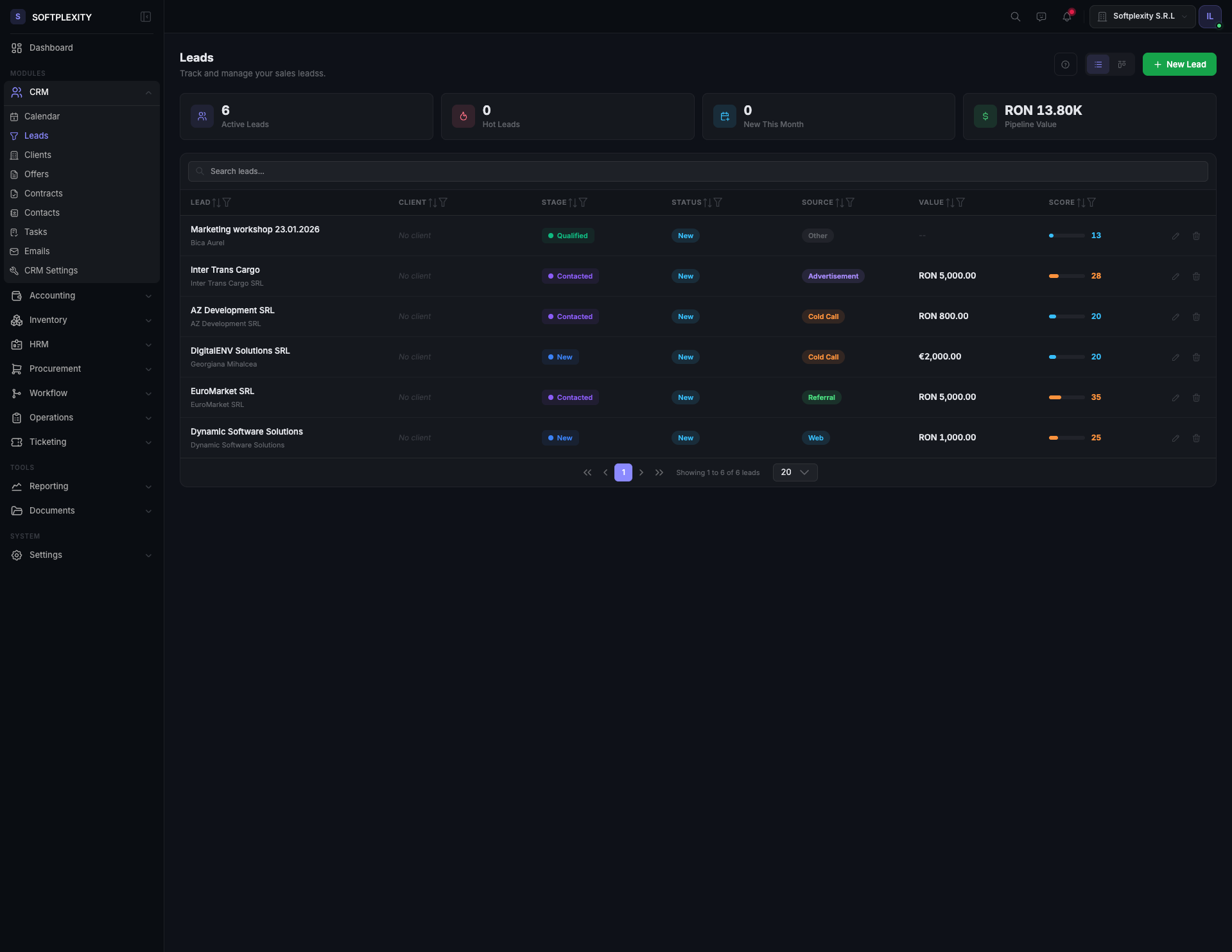 Multi-Tenant ERP Platform