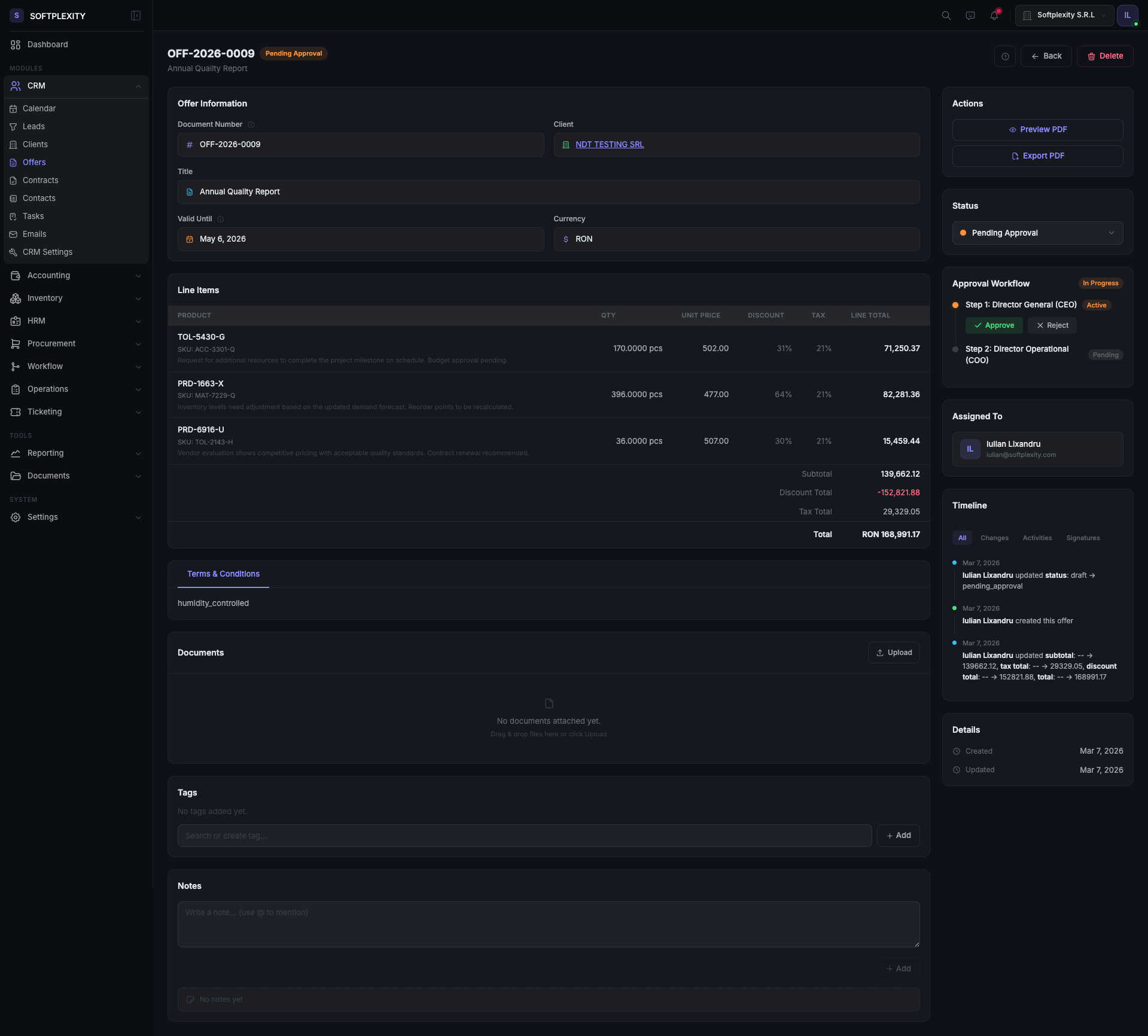 Plataforma ERP Multi-Tenant — 2