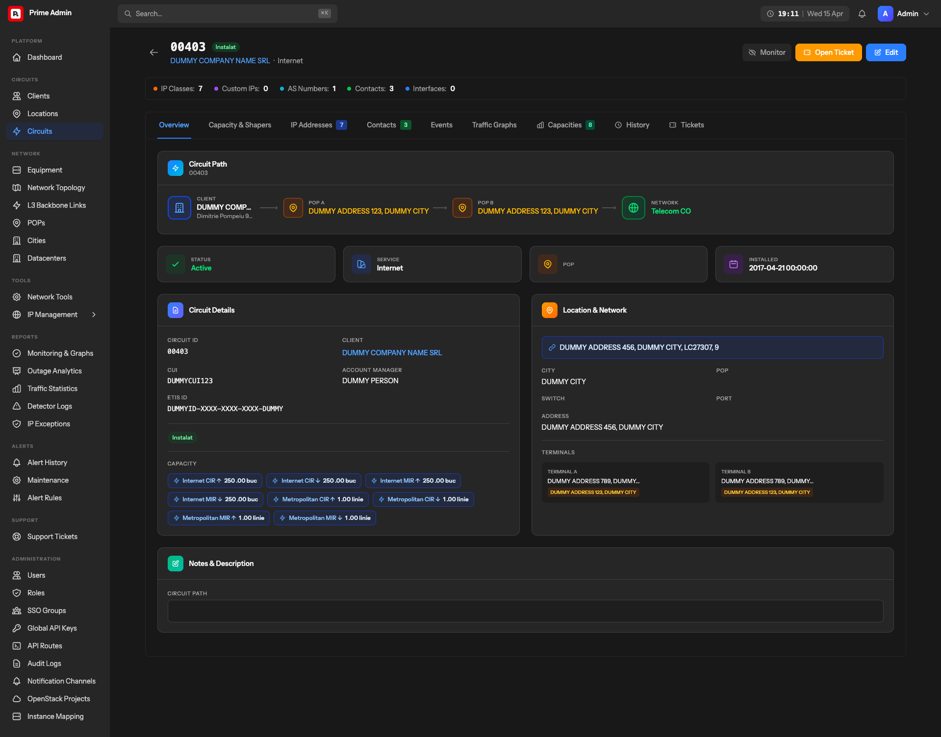 PrimeAdmin — Telecom Network Operations Platform